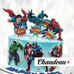 Торт команда супергероев TKS0013891 фото и оформление торта