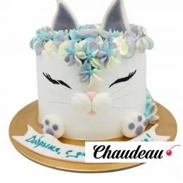 Торт с ушками котика без мастики №2453 Торт с ушками котика без мастики №2453