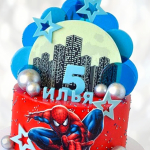 Торт Человек Паук в городе TCHP0013918 фото и оформление торта