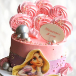Торт Рапунцель на пять лет TRPL013933 фото и оформление торта