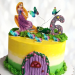 Торт Рапунцель на 6 лет TR6L0013934 фото и оформление торта