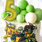 Торт именинный Черепашки Ниндзя TICH013937 фото и оформление торта