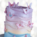 Торт шарики и бабочки TSHB0013946 фото и оформление торта