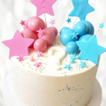 Торт звезды и шары TZSH013947 фото и оформление торта