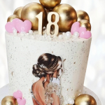 Торт шарики девушке на 18 лет TSHD0013952 фото и оформление торта