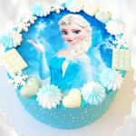 Торт Эльза Холодное сердце без мастики TEHS013975 фото и оформление торта
