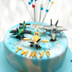 Торт небесные самолеты TNS0013976 фото и оформление торта