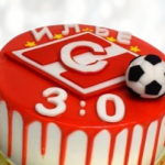 Торт ФК Спартак TFS0013985 фото и оформление торта