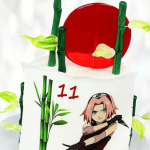 Торт Сакура Харуно Наруто TSHN013987 фото и оформление торта