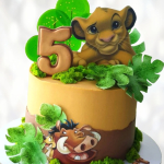 Торт львенок Симба на 5 лет TLS5013992 фото и оформление торта