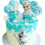 Торт с Эльзой на 5 лет №1915