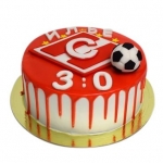 Торт с эмблемой Спартака №1378
