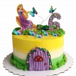 Торт с Рапунцель на 6 лет №1792