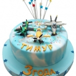 Торт с самолетами №767