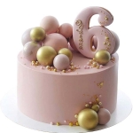 Торт с шариками на 6 лет №2436