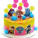 Торт Щенячий патруль с леденцами-шариками №2059