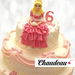Торт именинная принцесса на 6 лет TIP6013901 фото и оформление торта