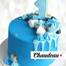 Торт цифра один на праздник TCOP013910 фото и оформление торта