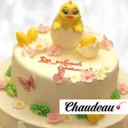 Торт маленький цыпленок TMC0013911 фото и оформление торта