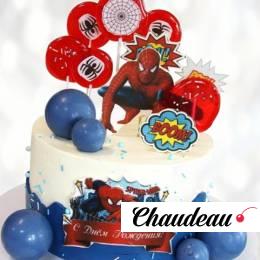 Торт Человек Паук на др TCHP0013916 фото и оформление торта