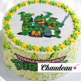 Торт Черепашки Ниндзя кремовый TCHN0013920 фото и оформление торта
