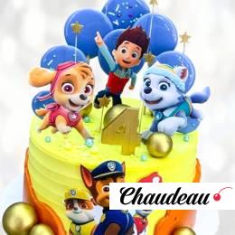 Торт Райдер и щенки-спасатели TRSC0013925 фото и оформление торта