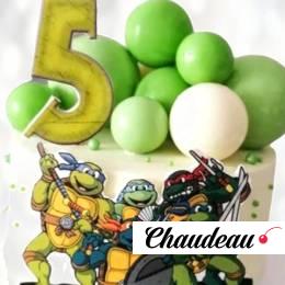 Торт именинный Черепашки Ниндзя TICH013937 фото и оформление торта