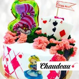 Торт Чеширский Кот TCHK0013940 фото и оформление торта