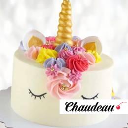 Торт глаза и рог единорога TGRE013945 фото и оформление торта