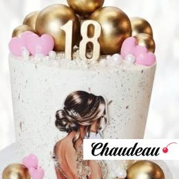 Торт шарики девушке на 18 лет TSHD0013952 фото и оформление торта