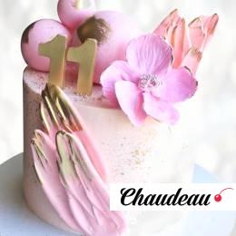 Торт розовые крылья TRK00013953 фото и оформление торта