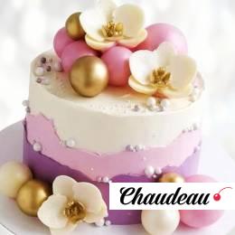 Торт цветы и шары TCSH013959 фото и оформление торта