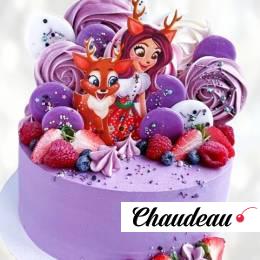 Торт Энчантималс и ягоды TEYA0013969 фото и оформление торта