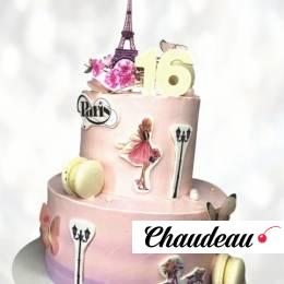 Торт Эйфелева башня на 16 лет TEB10013973 фото и оформление торта