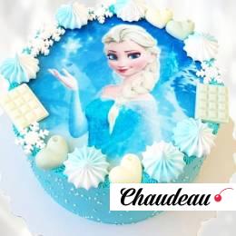 Торт Эльза Холодное сердце без мастики TEHS013975 фото и оформление торта