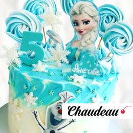 Торт принцесса Эльза на 5 лет TPE5013980 фото и оформление торта