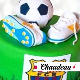 Торт футбольный клуб Барселона TFKB013984 фото и оформление торта