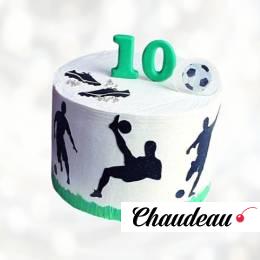 Торт футболисты на поле TFP0013986 фото и оформление торта