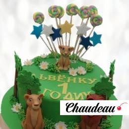 Торт Симба Король Лев на годик TSKL0013991 фото и оформление торта