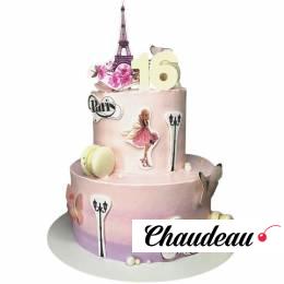 Торт с Эйфелевой Башней на 16 лет №2824