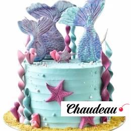 Торт с хвостом русалки №1898