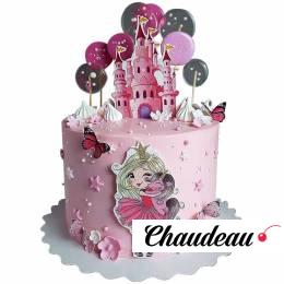 Торт с принцессой с единорожкой №2721