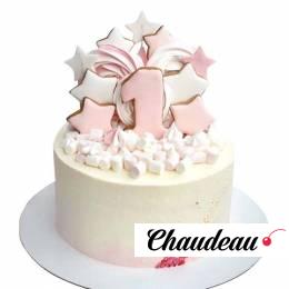 Торт С пряничной единицей на годик №1504 Торт С пряничной единицей на годик №1504