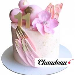 Торт с розовыми крыльями №2263