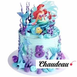 Торт с Русалочкой и Флаундером на 5 лет №2839 Торт с Русалочкой и Флаундером на 5 лет №2839