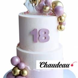 Торт с шарами на 18 лет №2115