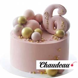 Торт с шариками на 6 лет №2436