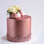 Одноярусный свадебный торт «Ассоль» на заказ