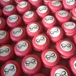 Брендированные корпоративные макаронсы «Логотип» на заказ