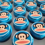 Капкейки с логотипом  «Monkey» на заказ